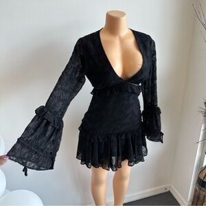 Franco boho long sleeve dress S